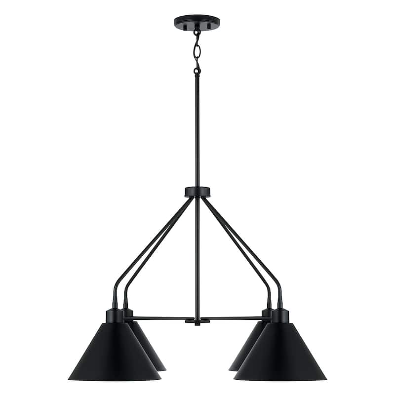 Alden 4-Light Chandelier - 32.50"W x 20"H