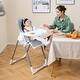 preview thumbnail 6 of 18, Gymax Foldable Baby High Chair for Babies & Toddlers w/Adjustable