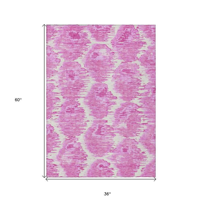 HomeRoots Abstract Transitional Rectangle Outdoor Rug