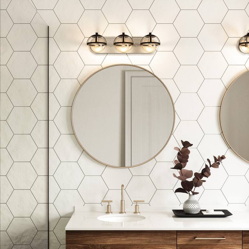 Elk Home Davenay Multiple Finishes With Clear Glass 2 Light Vanity Light