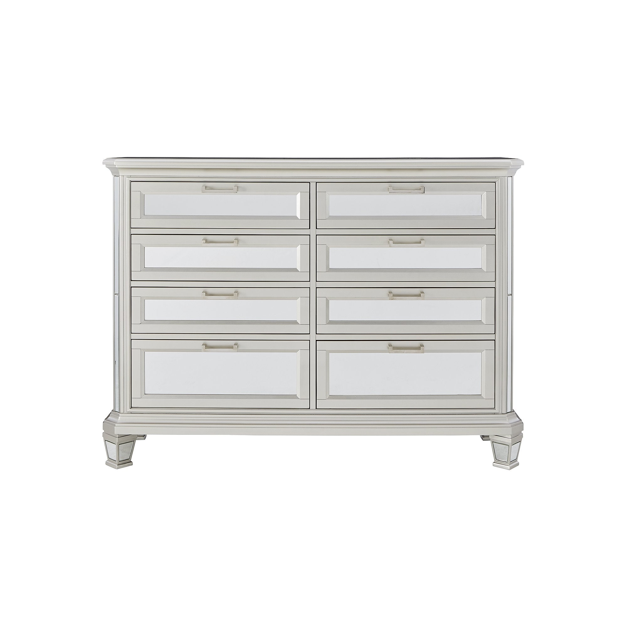 silver dresser ashley furniture Signature Design by Ashley Lindenfield Silver Dresser and Mirror - Bed Bath  & Beyond