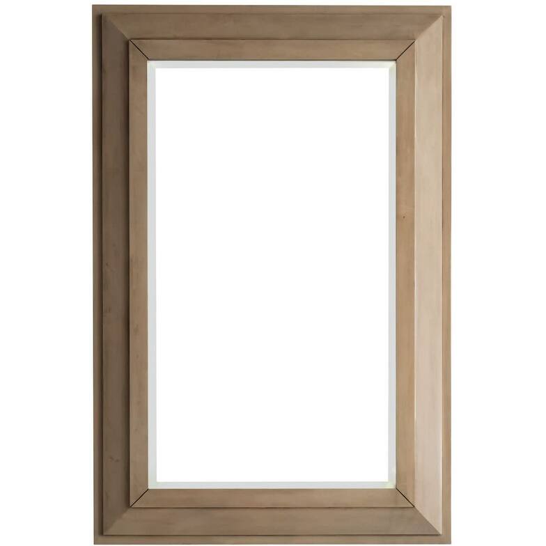 James Martin Vanities Portland 42" x 28" Framed Bathroom Mirror - Whitewashed Walnut
