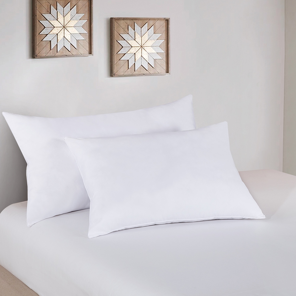 Velvet Heart Pinsonic Springloft Bed Pillow - White