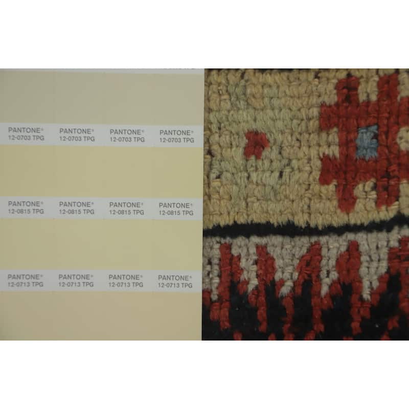 Hand Knotted Oriental 100% Wool Carpet Traditional Tribal Navy Blue & Blues Shiraz Area Rug - 8' 3'' X 7' 2''