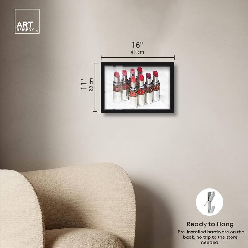 Doll Memories - Lipsticks 22 Shadowbox by Art Remedy