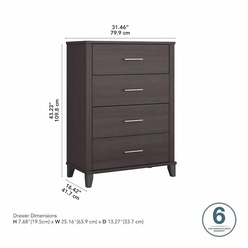 Somerset Chest of Drawers in Ash Gray