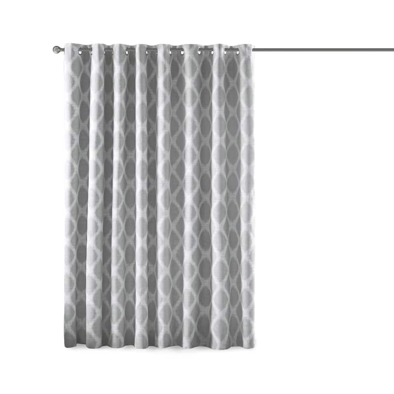 SunSmart Kagen Printed Ikat Blackout Patio Curtain