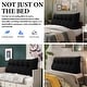 preview thumbnail 26 of 182, WOWMAX Large Reading Wedge Headboard Pillow for Bed Rest Back Support