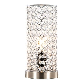 Silver Orchid Celine 11" Metal Uplight (Set of 2)