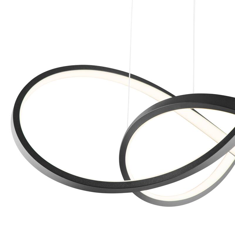Knotted Integrated LED Dimmable Chandelier
