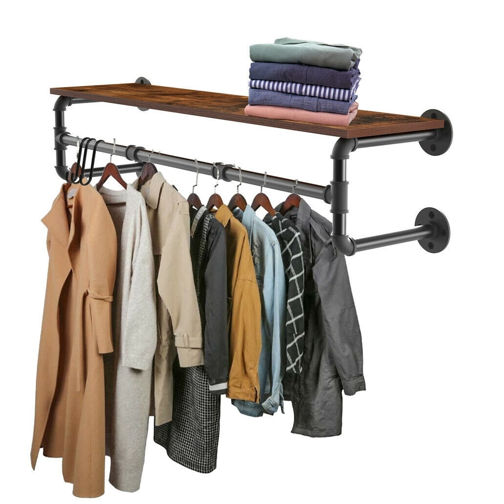 Clothes rail online mount