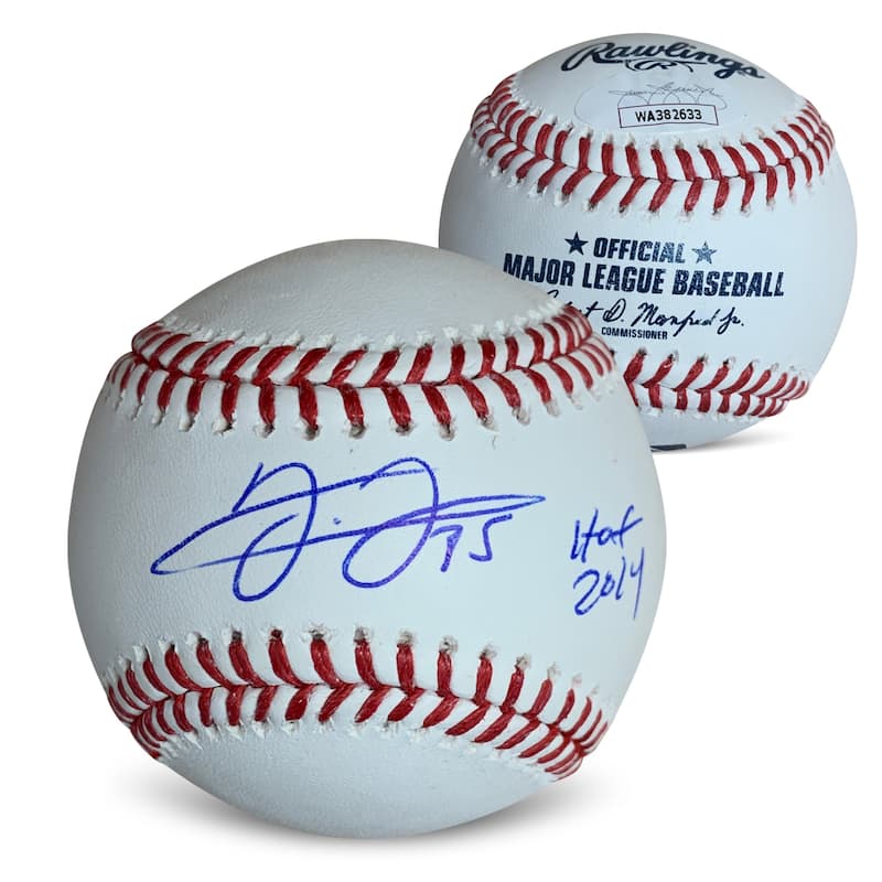 Frank Thomas Autographed Hall of Fame HOF 2014 Signed MLB Baseball JSA COA With Display Case - 8'6" x 11'6"