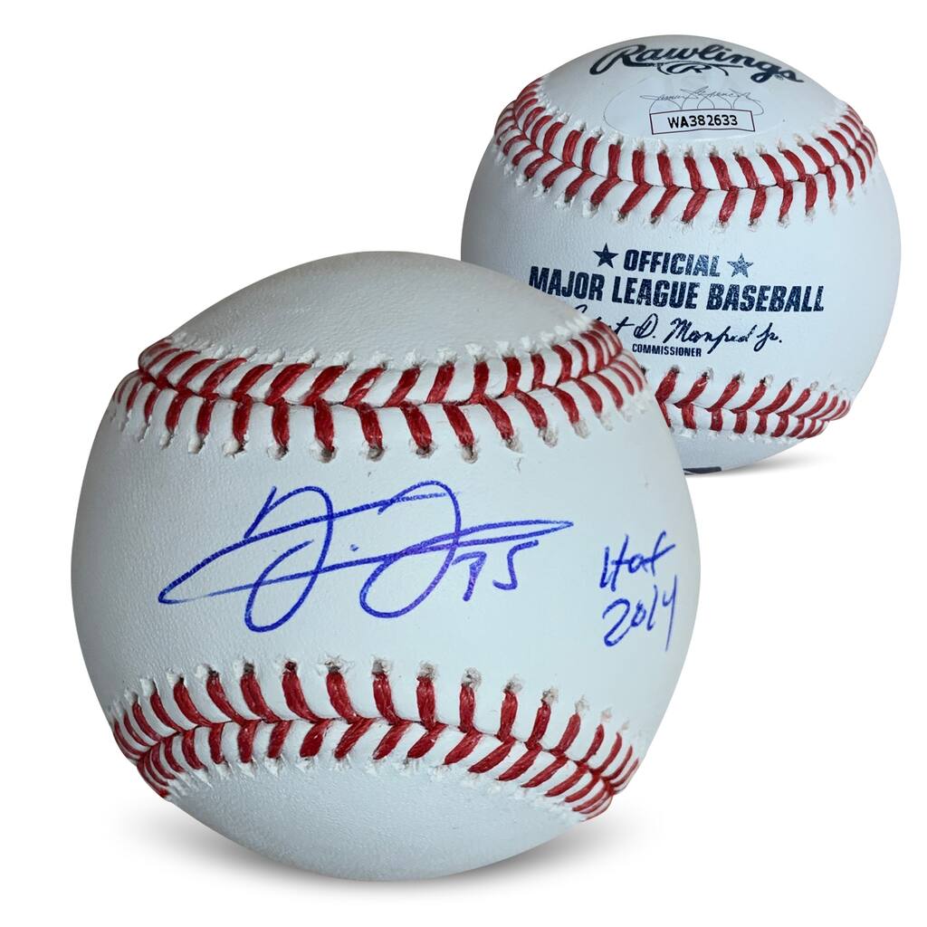Frank Thomas Autographed Hall of Fame HOF 2014 Signed MLB Baseball JSA COA With Display Case - 8'6" x 11'6"