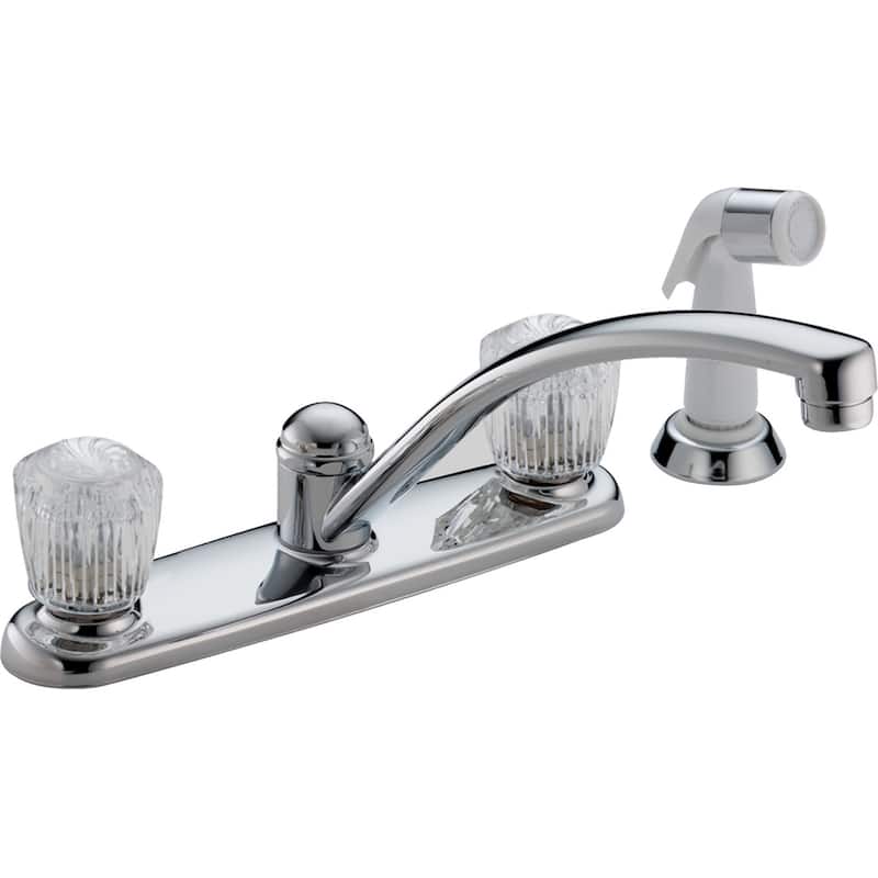 Delta Classic Kitchen Faucet with Side Spray - Includes Lifetime - Chrome