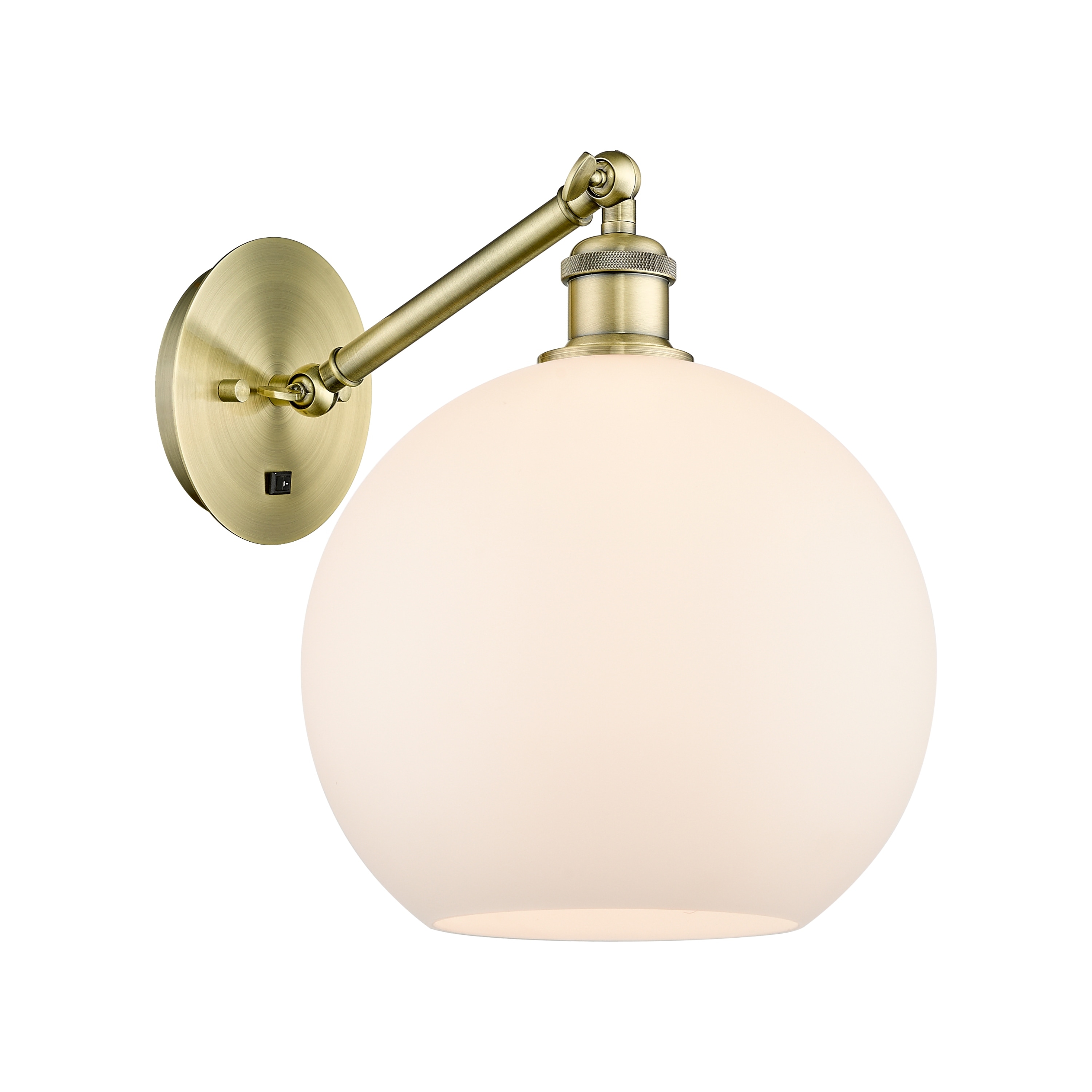 Innovations Lighting Endless Possibilities Ballston - Athens - 1 Light 10" Adjustable Sconce - Arm Adjusts Up and Down
