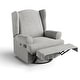 preview thumbnail 26 of 36, Storkcraft Serenity Wingback Upholstered Recline Glider