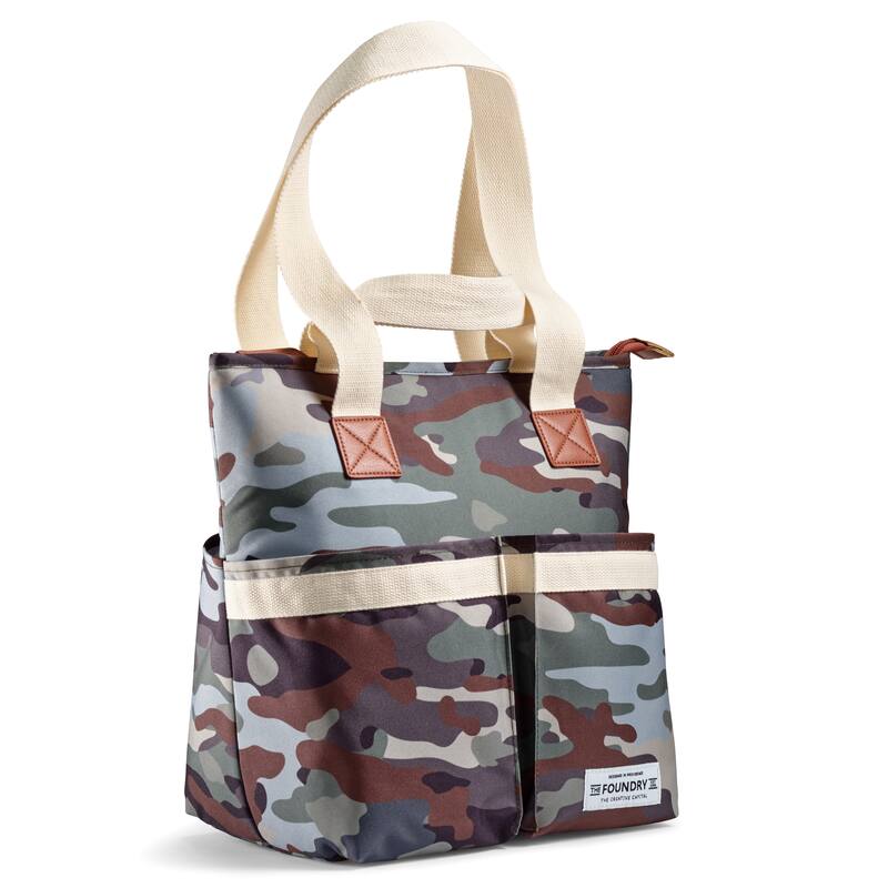 Fit & Fresh Foundry 16 Can Cooler Tote, Wine Cooler - Camo
