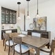 preview thumbnail 3 of 18, Marro Modern Farmhouse 6" Mini 1-Light Pendant Seeded Glass Teardrop Islands Lights Kitchen Dining Room