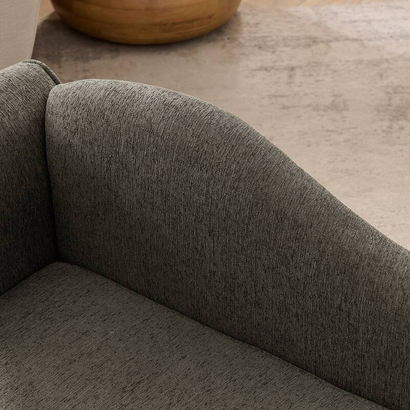 Oversized Pet Sofa, Elegant Modern Linen Fabric Elevated Dog Sofa Bed, Oversized Rectangular Pet Bed with Backrest & Armrest