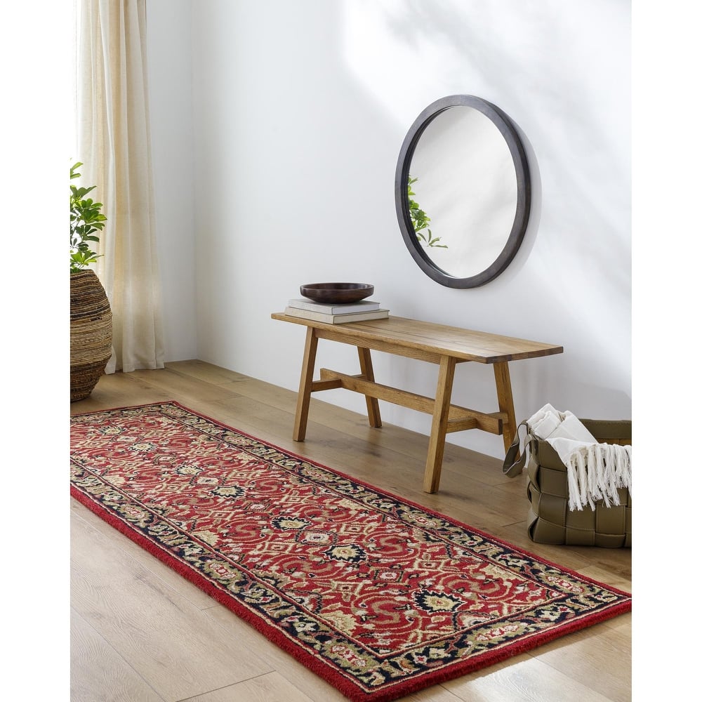 Livabliss Caesar Updated Traditional Border Area Rug