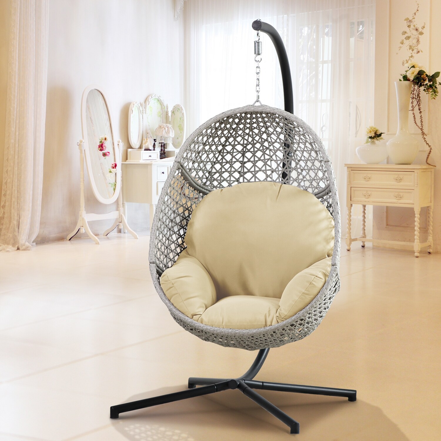 High back egg chair on sale