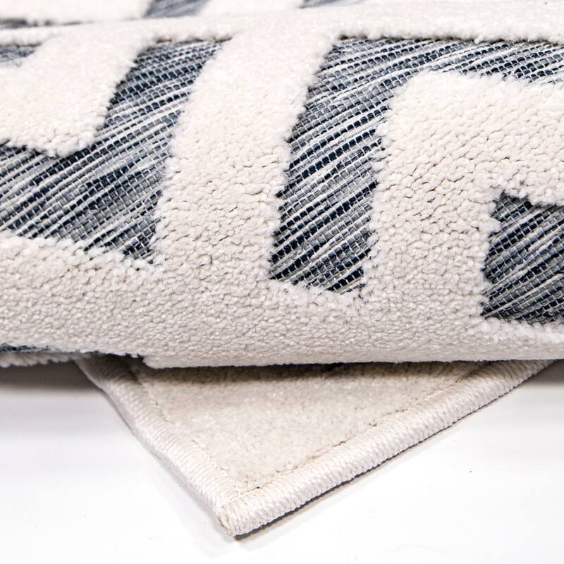 Simply Southern Cottage Covington Geometric Indoor Outdoor Rug