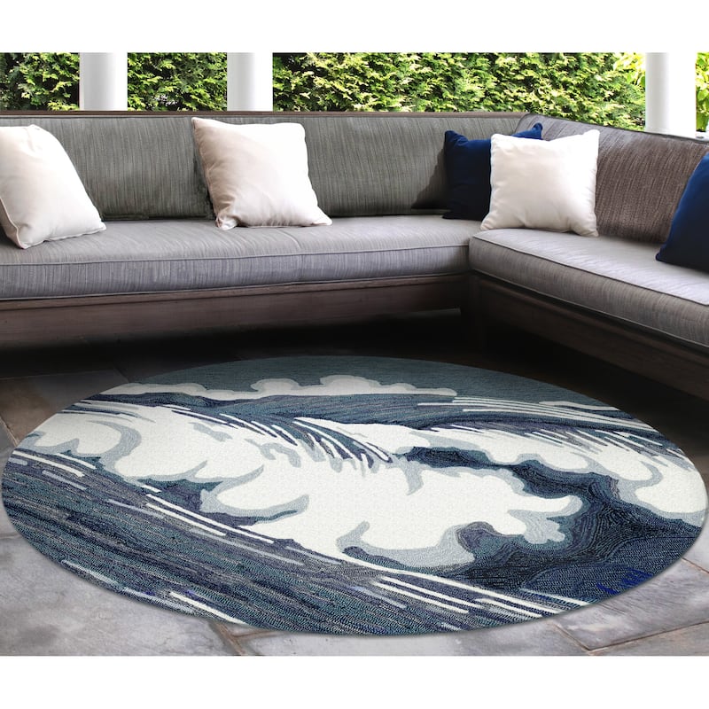Liora Manne Capri Wave Indoor/Outdoor Area Rug