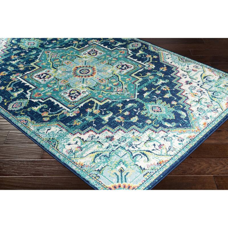 Livabliss Paramount Updated Traditional Medallion Area Rug