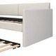 preview thumbnail 16 of 16, Upholstery Daybed with Storage Arm, Trundle, Cup Holder and USB Design