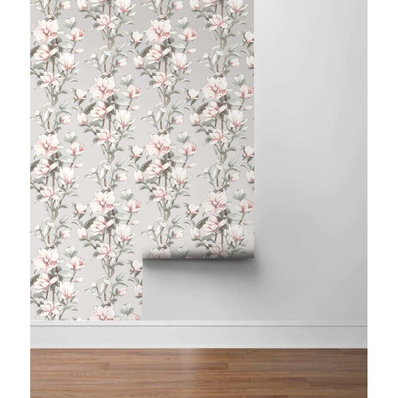 NextWall Magnolia Trail Peel and Stick Wallpaper