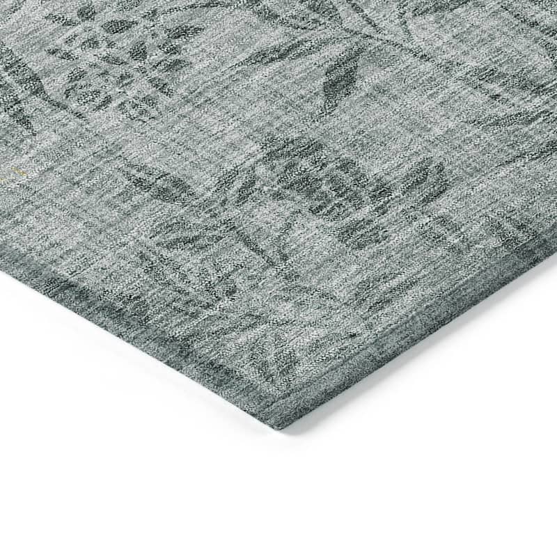 Machine Washable Indoor/ Outdoor Chantille Modern Garden Rug