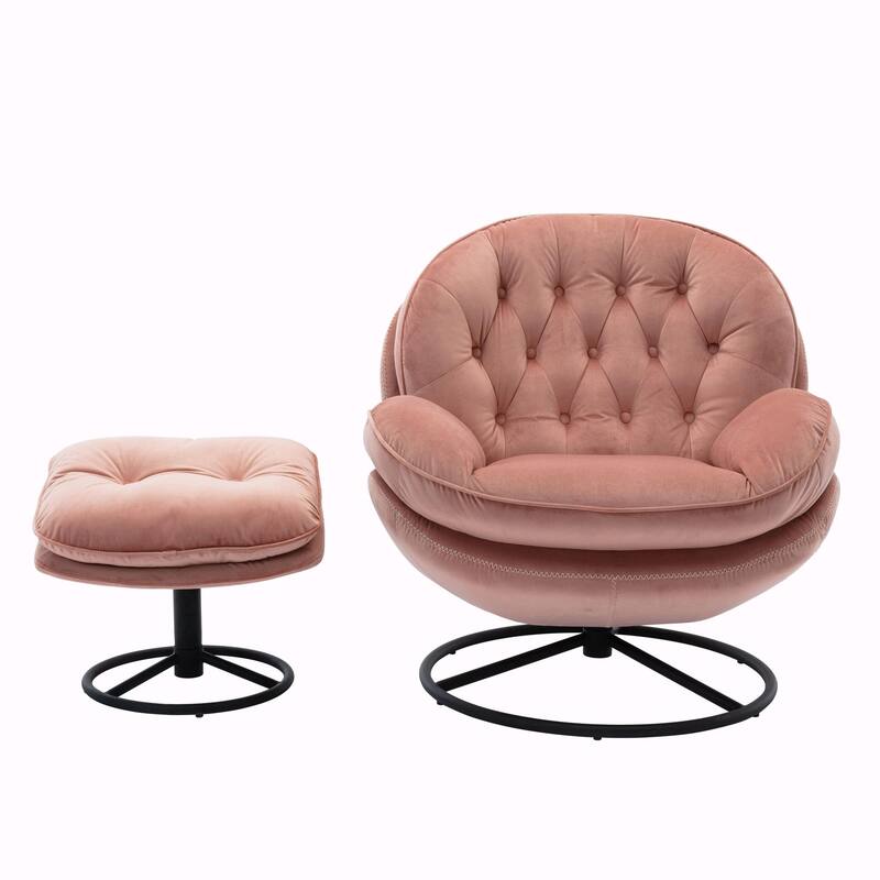 TV Chair Accent Chair for Living Room with Ottoman