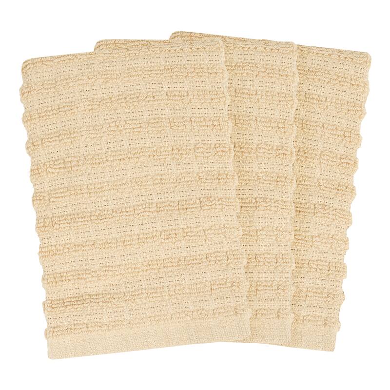 RITZ Royale Solid Cotton Dish Cloths (Set of 3)