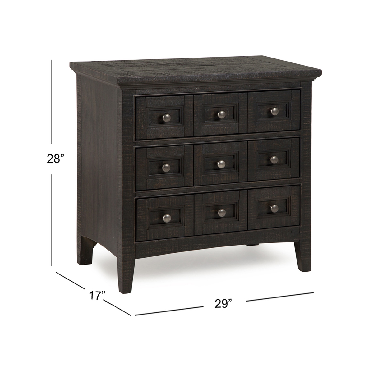 Magnussen Home Westley Falls Graphite Drawer Nightstand