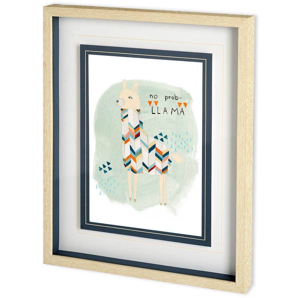 Llama Squad I Framed Art Print