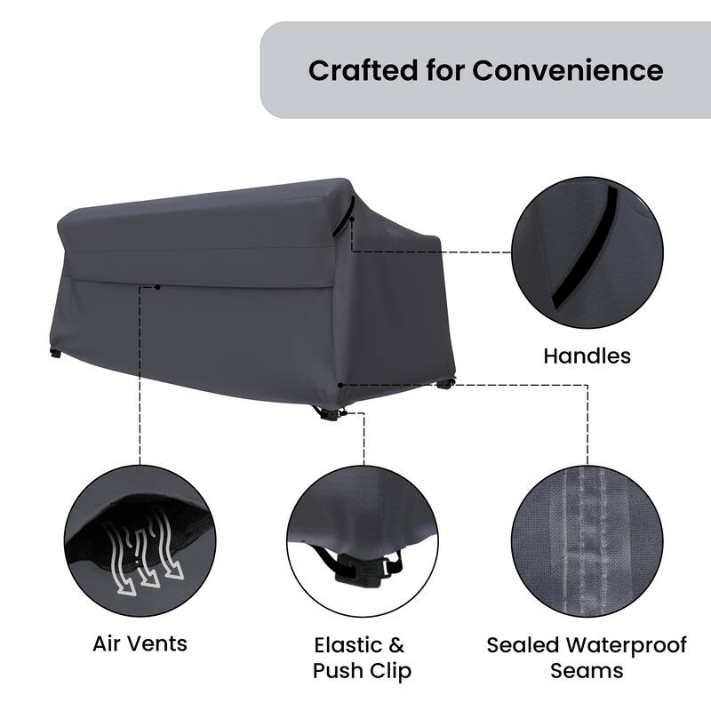 Forever Patio Aluminum Outdoor Furniture Waterproof Sofa Cover - 31 x 76 x 31