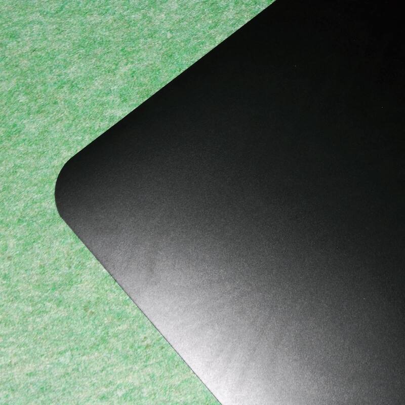 Floortex® P-Tex Polypropylene Pet Crate Floor Protection Mat - Medium - 20" x 26" - Black - 20" x 26"