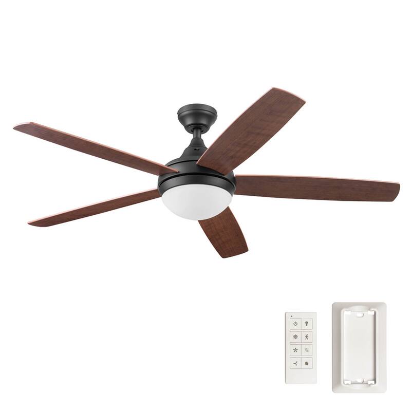 52" Prominence Home Ashby Contemporary Indoor LED Ceiling Fan with Light and Remote Control