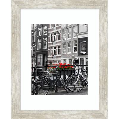 Amanti Art Crackled Metallic Narrow Picture Frame, Photo Frame, Art Frame