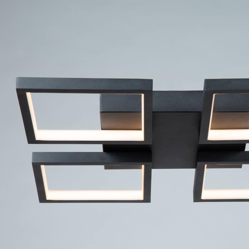 Graymar 24W LED Flush Mount Black