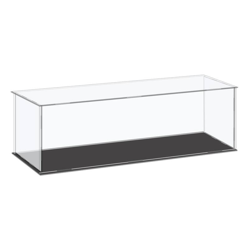 Acrylic Display Case Plastic Box Cube Storage Small Assemble Showcase