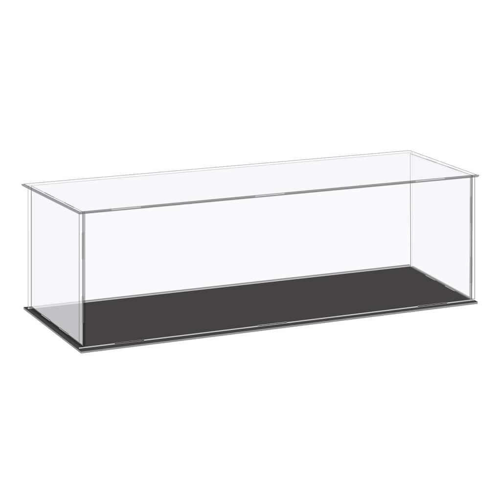 Acrylic Display Case Plastic Box Cube Storage Small Assemble Showcase