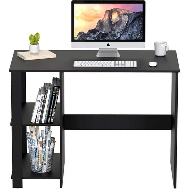 Home Office Computer Desk with Shelves