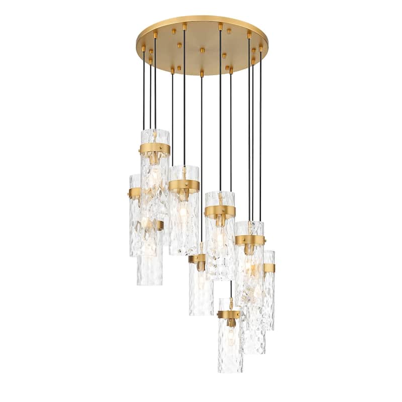 Z-Lite 7002P5-11R Fontaine 11 Light 27" Wide Chandelier