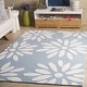 preview thumbnail 2 of 53, SAFAVIEH Handmade SAFAVIEH Kids Fleurette & Tween Wool Rug 3' x 5' - Light Blue/Ivory - Rectangle
