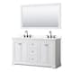 Option White / Giotto Quartz Top / Matte Black Hardware