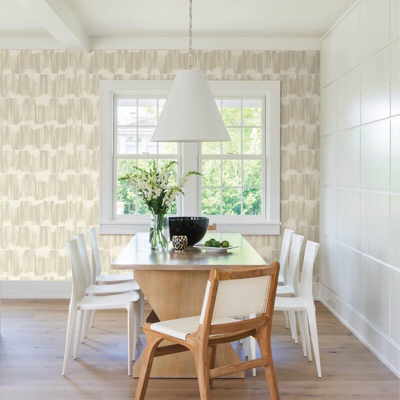 A-Street Prints Serendipity Beige Shibori Wallpaper