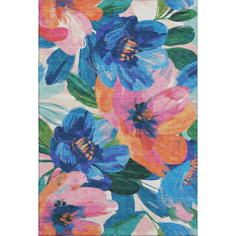 Premium Washable Super Soft Modern Floral Mayfield Rug
