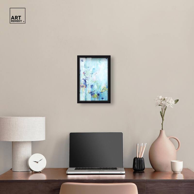 Heavenly Blue I Shadowbox by Art Remedy