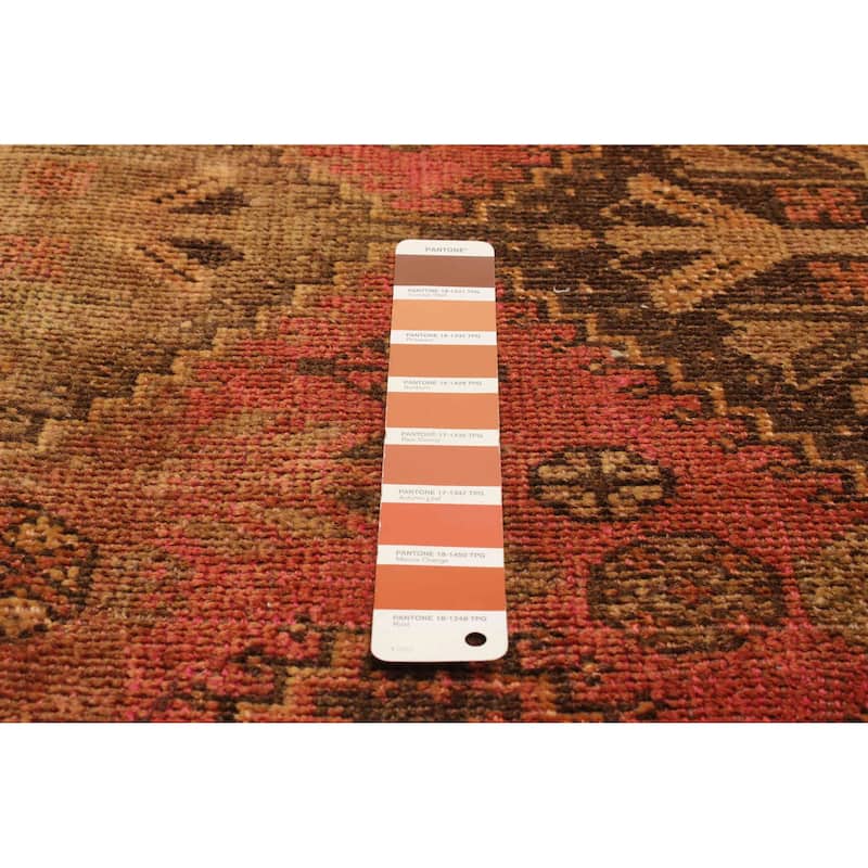 ECARPETGALLERY Hand-knotted Antalya Vintage Dark Copper Wool Rug - 3'6 x 5'5